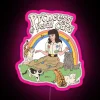Neon Sign RGB: Princess of Feral Cats in Pink