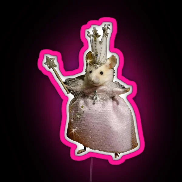 Princess Rat RGB Neon Sign
