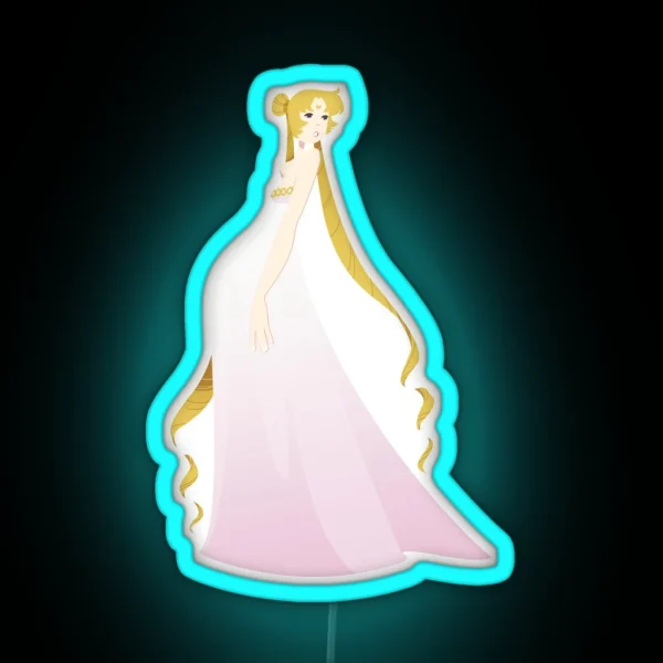 Princess Serenity RGB Neon Sign