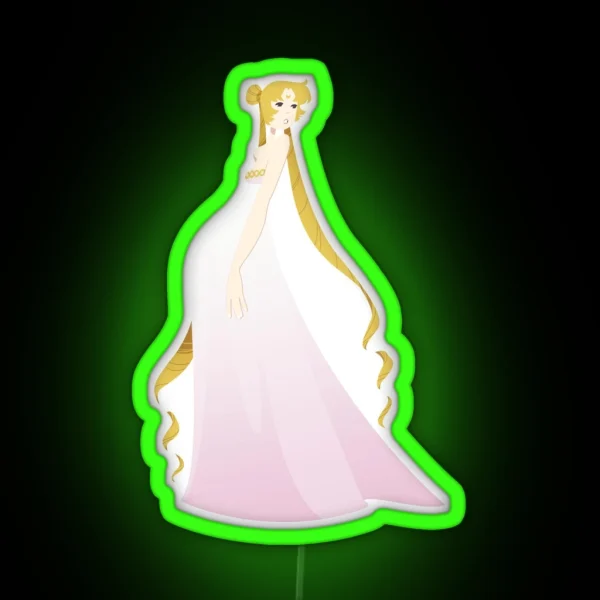Princess Serenity RGB Neon Sign