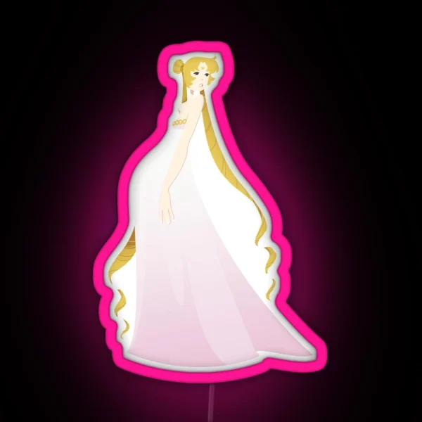 Princess Serenity RGB Neon Sign