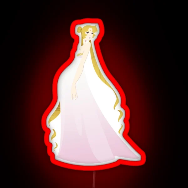Princess Serenity RGB Neon Sign