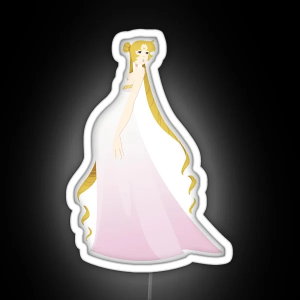 Princess Serenity RGB Neon Sign