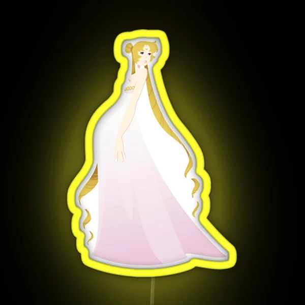 Princess Serenity RGB Neon Sign