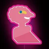 (rgb neon sign featuring prismo the wish master pink)