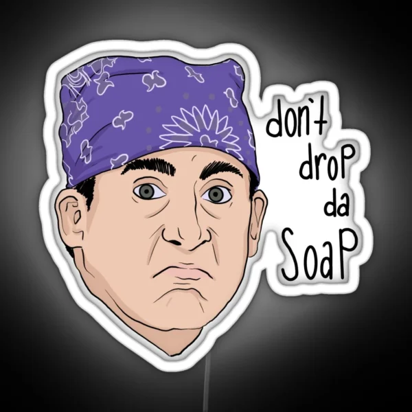 Prison Mike Don T Drop The Soap RGB Neon Sign