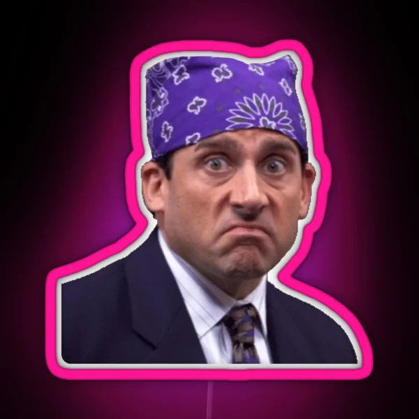 Prison Mike From The Office RGB Neon Sign