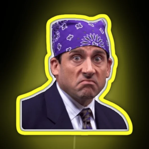 Prison Mike From The Office RGB Neon Sign