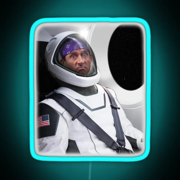 Prison Mike In Spacex Spacesuit RGB Neon Sign