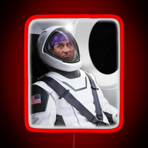 Prison Mike In Spacex Spacesuit RGB Neon Sign