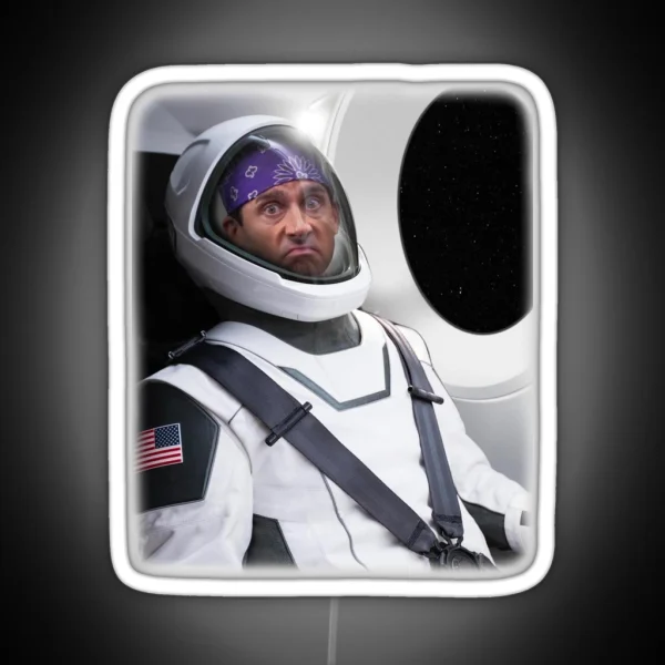 Prison Mike In Spacex Spacesuit RGB Neon Sign