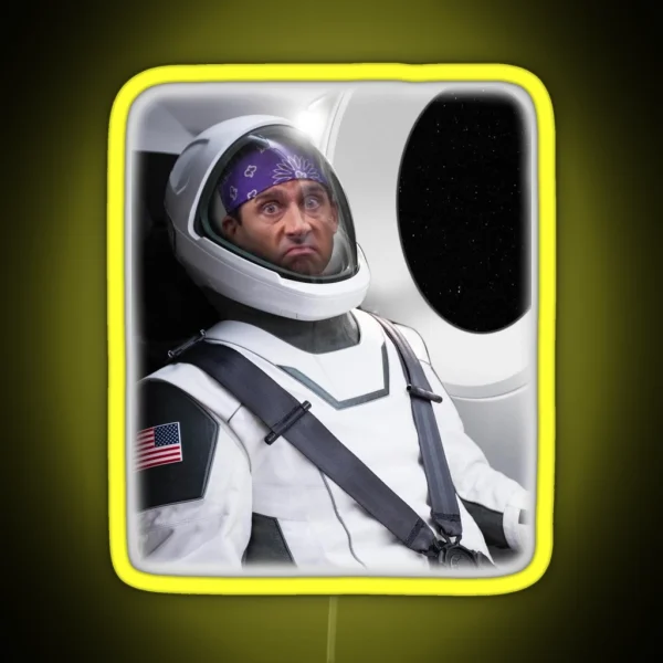 Prison Mike In Spacex Spacesuit RGB Neon Sign