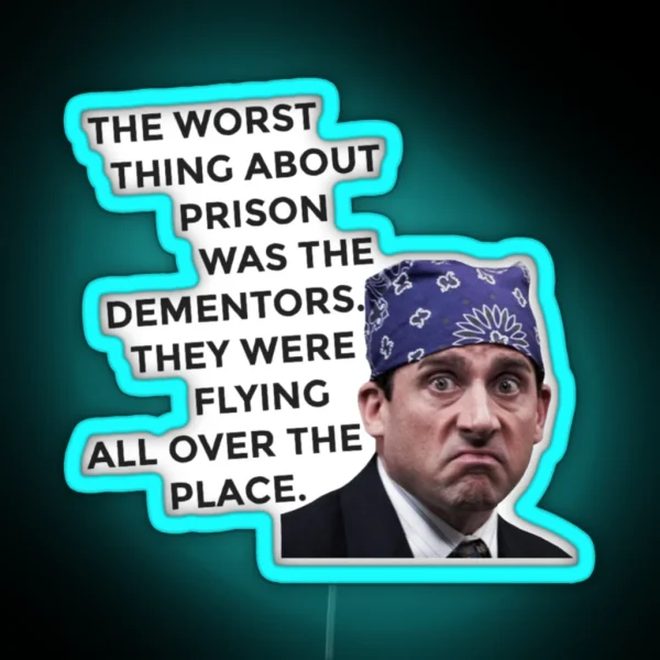 Prison Mike Michael Scott The Office US RGB Neon Sign