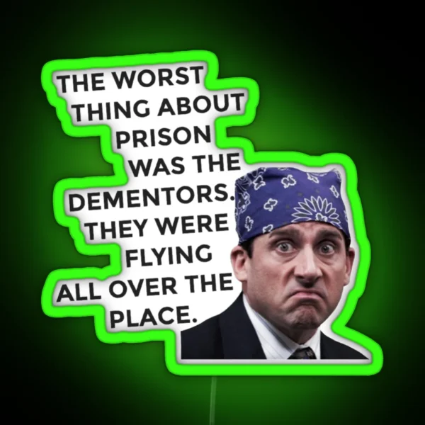 Prison Mike Michael Scott The Office US RGB Neon Sign