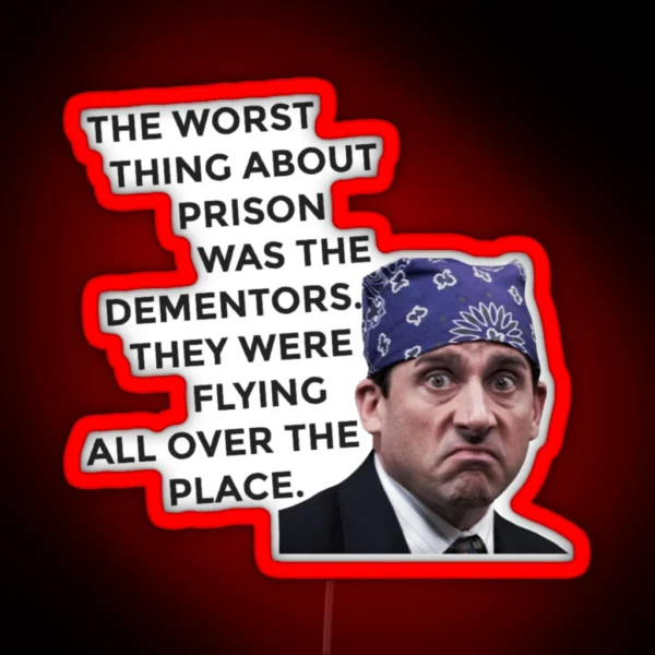 Prison Mike Michael Scott The Office US RGB Neon Sign