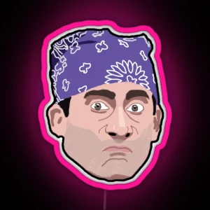 Prison Mike Mini Head RGB Neon Sign