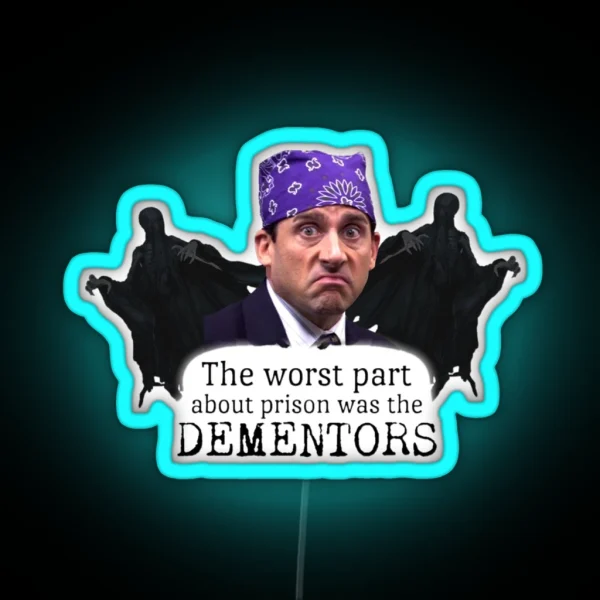 Prison Mike The Office Dementors RGB Neon Sign
