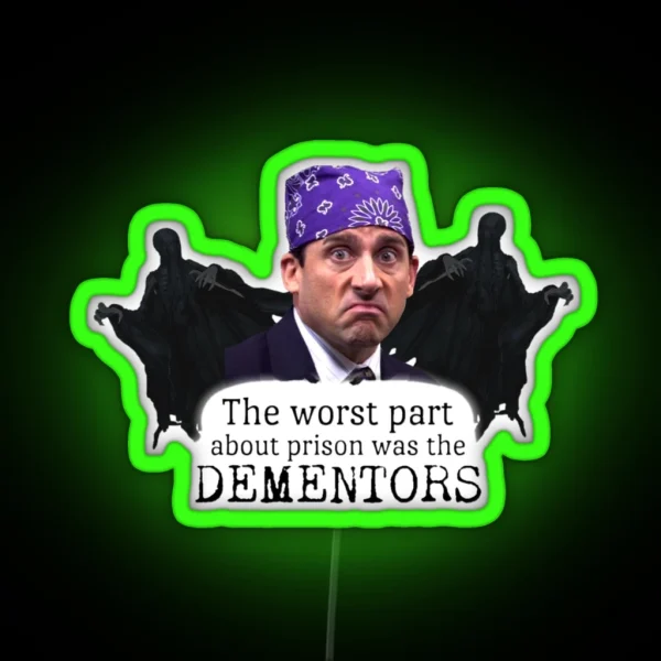 Prison Mike The Office Dementors RGB Neon Sign