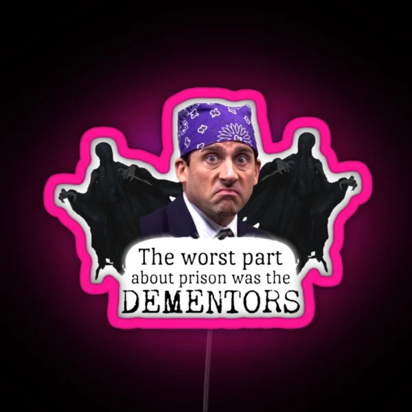 Prison Mike The Office Dementors RGB Neon Sign