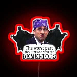 Prison Mike The Office Dementors RGB Neon Sign