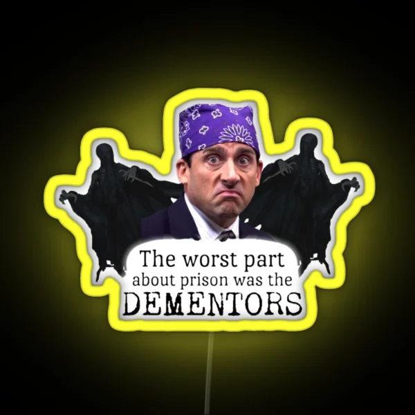 Prison Mike The Office Dementors RGB Neon Sign