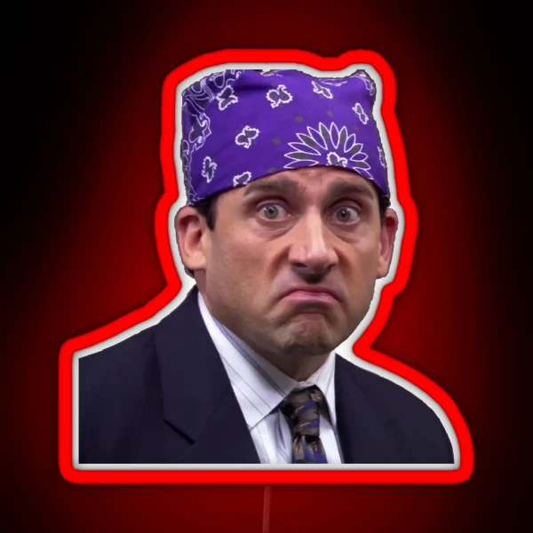 Prison Mike The Office RGB Neon Sign