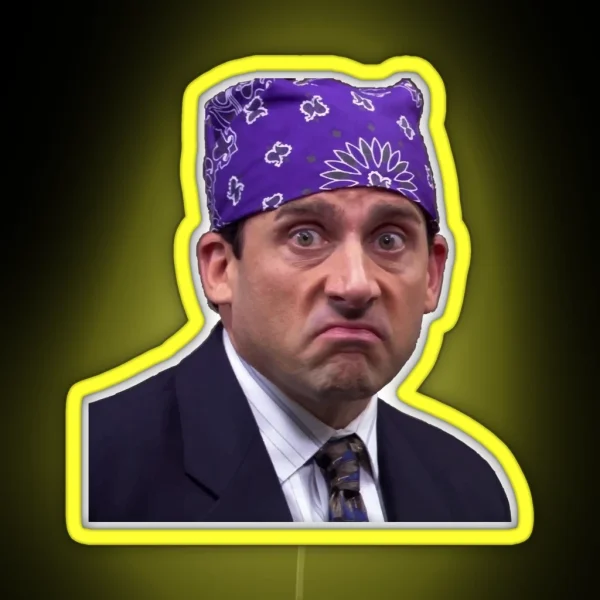 Prison Mike The Office RGB Neon Sign