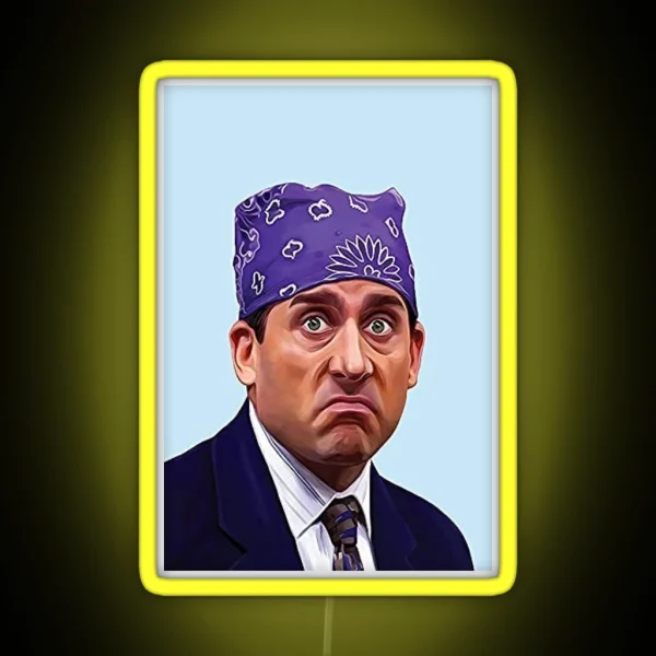 Prison Mike The Office RGB Neon Sign
