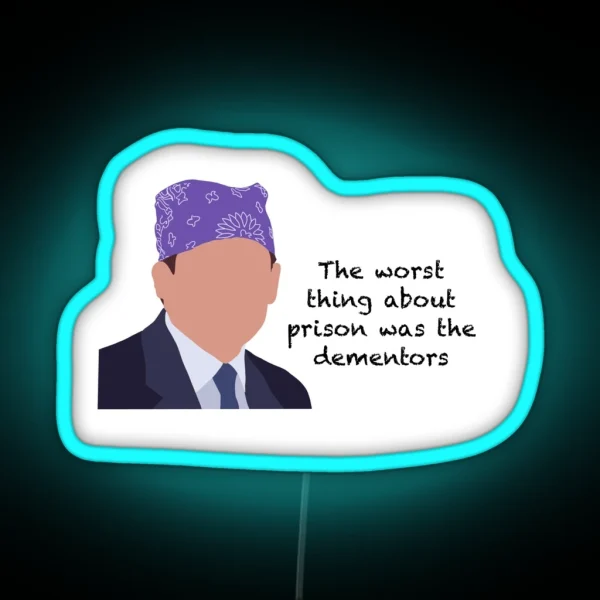 Prison Mike Words RGB Neon Sign