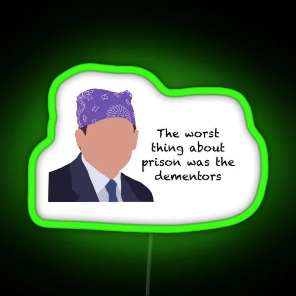 Prison Mike Words RGB Neon Sign