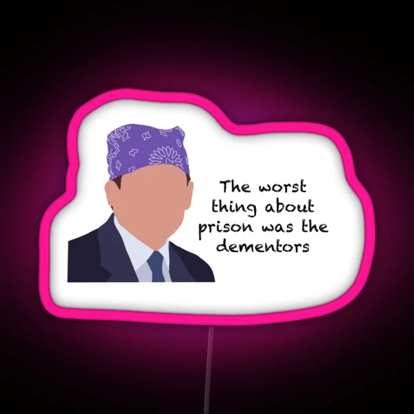 Prison Mike Words RGB Neon Sign