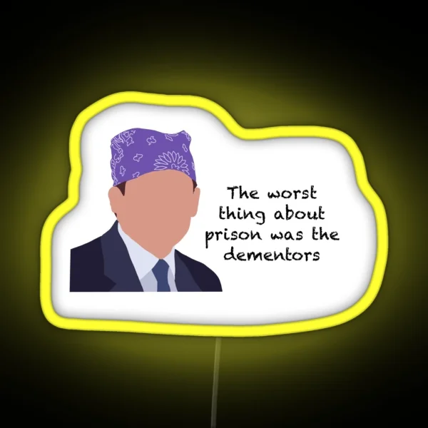 Prison Mike Words RGB Neon Sign