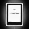 RGB neon sign for Probably Smut Kindle (white)