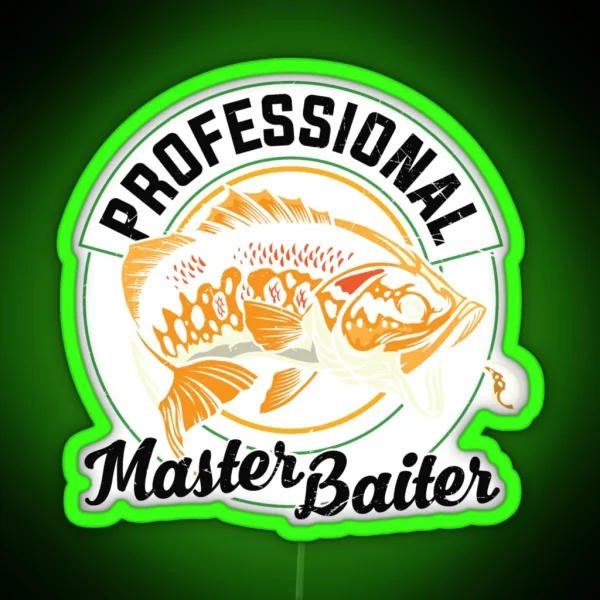 Professional Master Baiter RGB Neon Sign