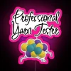 Professional Yarn Tester Funny Text Design for Crocheters, Knitters, and Yarn Collectors - Neon Sign