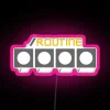 programmer routine developer routine rgb neon sign pink glow