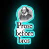 prose before bros rgb neon sign blue tones