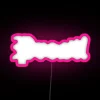 prost beer neon sign rgb pink design.