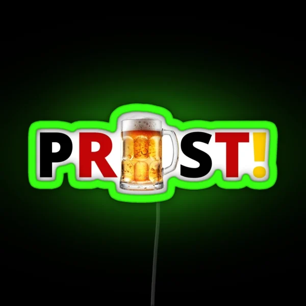 Prost Bierkrug RGB Neon Sign