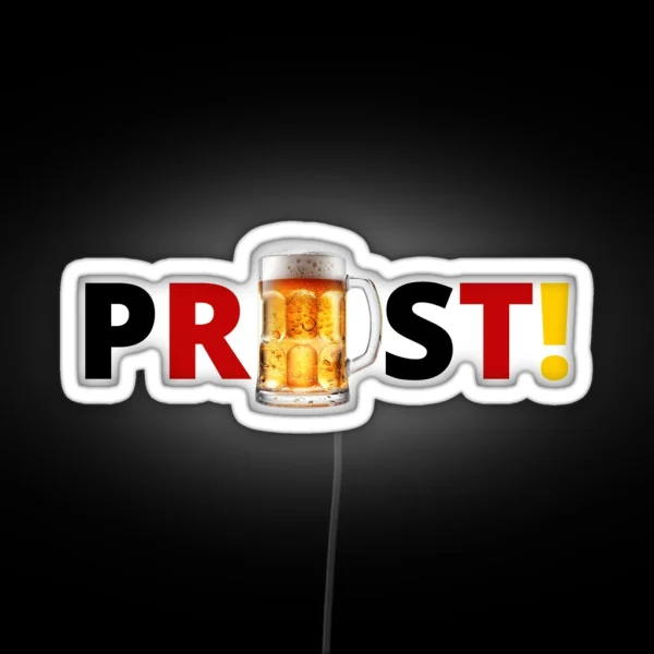 Prost Bierkrug RGB Neon Sign