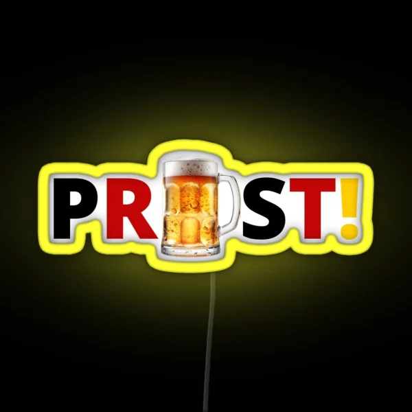 Prost Bierkrug RGB Neon Sign