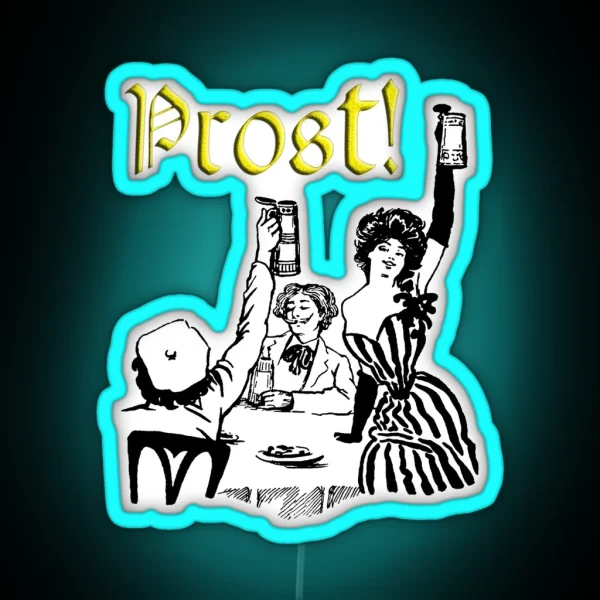 Prost Drink Up RGB Neon Sign