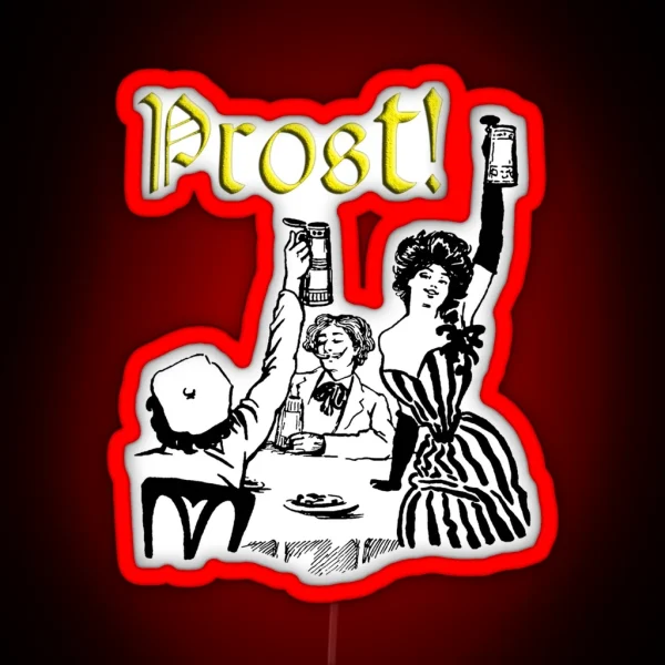 Prost Drink Up RGB Neon Sign