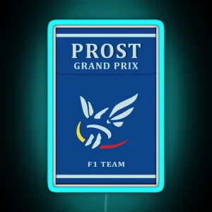 Prost Grand Prix Cigarette Packet Design RGB Neon Sign