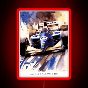 Prost Jean Alesi 2000 F1 Car Art Prost AP031 F1 Art Gift RGB Neon Sign