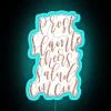 cheers neon sign in German Prost Irish Slainte Spanish Salud Italian Cin-Cin vibrant RGB blue