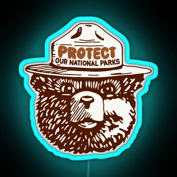 Protect Our National Parks RGB Neon Sign