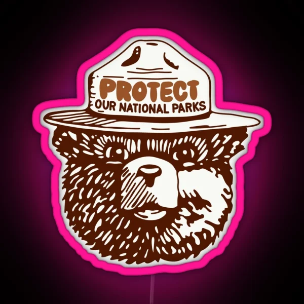 Protect Our National Parks RGB Neon Sign