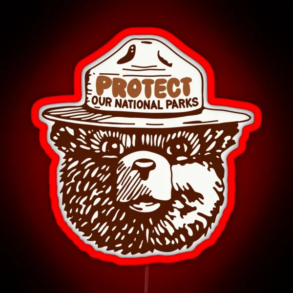 Protect Our National Parks RGB Neon Sign