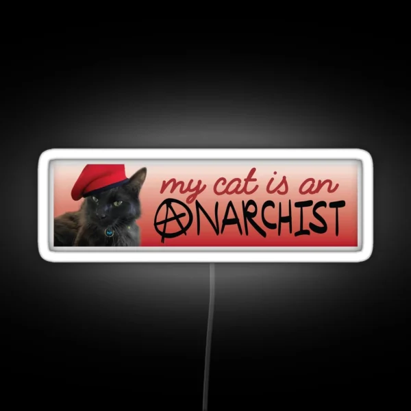 Proud Parent Of An Anarchist Cat RGB Neon Sign